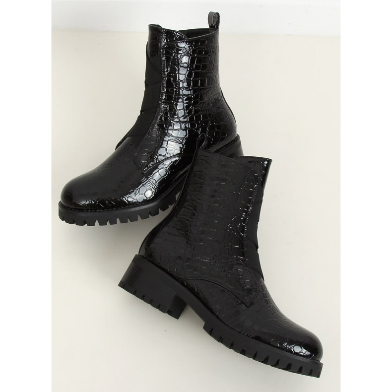 Botas pretas para mulheres pretas 0-368 pretas preto 2