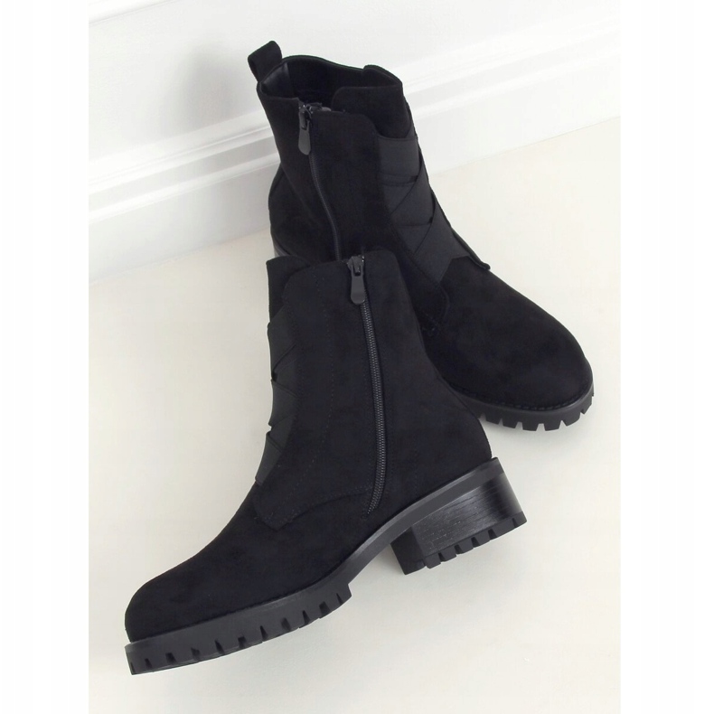 Botas pretas para mulheres pretas 0-367 pretas preto 1