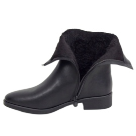 Botas pretas femininas pretas 6266 pretas preto 1