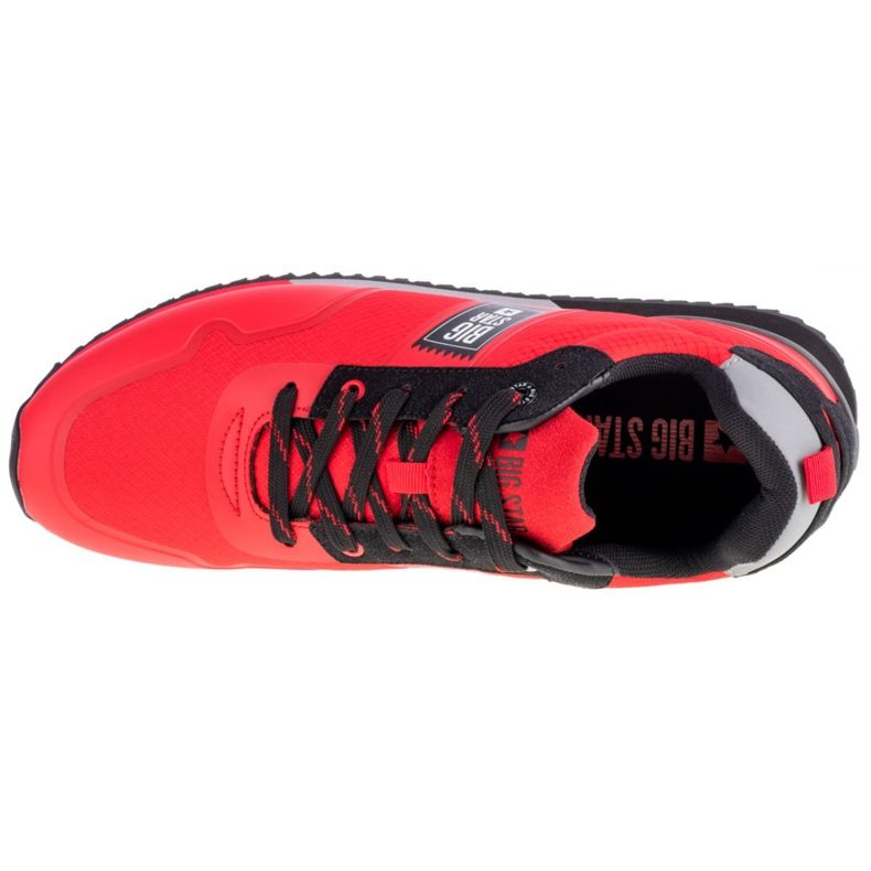 Sapatos Big Star M GG174183 preto vermelho 2