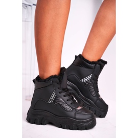 Marquiiz Botas esportivas femininas de neve com pele Black Euphoria preto 2 Marquiiz Botas esportivas femininas de neve com pele Black Euphoria preto 2