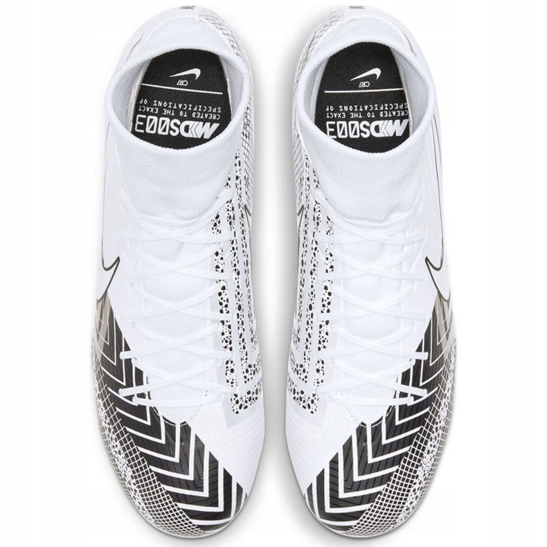 Chuteira Nike Mercurial Superfly 7 Academy Mds FG / MG M BQ5427-110 multicolorido branco 1