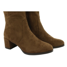 Botas de camurça Olive Sergio Leone KZ277 marrom 5
