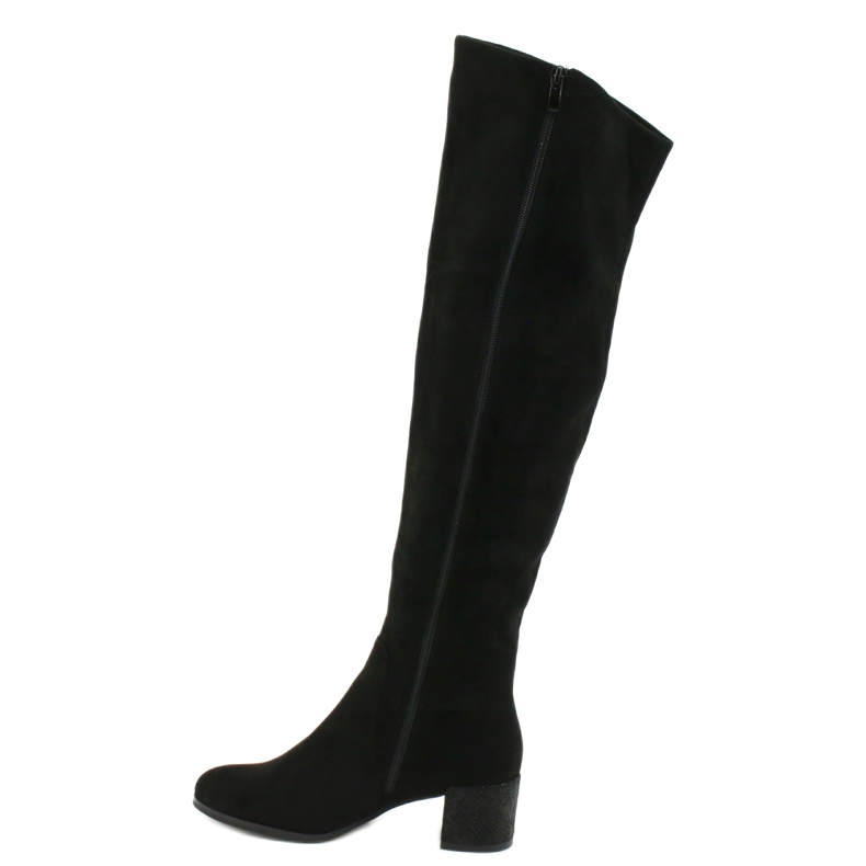 Botas de camurça preta Sergio leone KZ299 preto 1