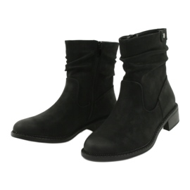 Botas Pretas Franzidas Sergio Leone BT529 preto 2