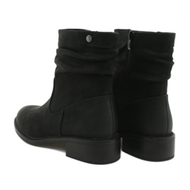 Botas Pretas Franzidas Sergio Leone BT529 preto 3
