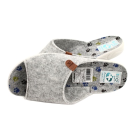 Chinelos de feltro Adanex 25494 cinza 4