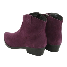 Botas Maciejka Violet de Camurça Feminina 04289-05 roxo 2