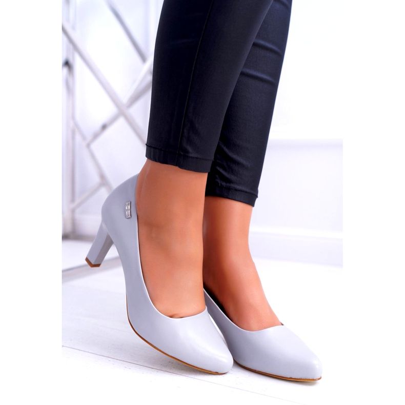 Sapatilhas femininas Sergio Leone Grey Matte Orsola cinza 3