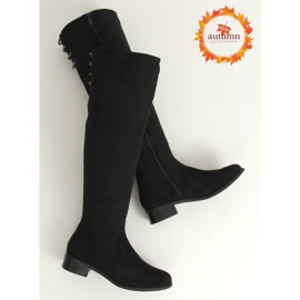 Botas femininas pretas W146-1 pretas preto 2