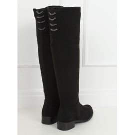 Botas femininas pretas W146-1 pretas preto 1