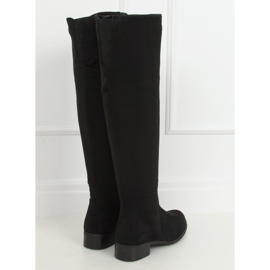 Botas de equitação femininas pretas W146-BKOR pretas preto 1