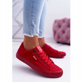 Tênis feminino Big Star Suede Vermelho EE274044 1