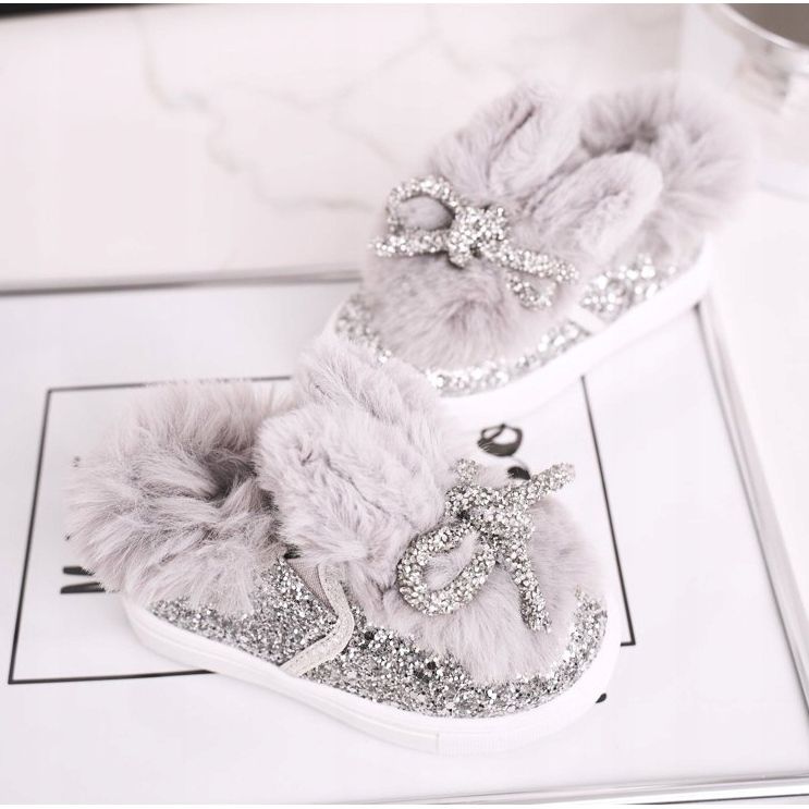 FRROCK Tênis cinza Mumi cinza quente infantil prata 1