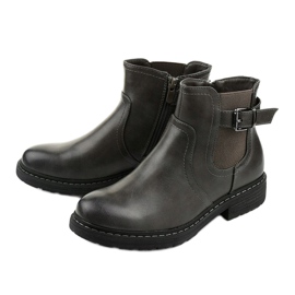 Botas cinza da Vicked botas isoladas Jodhpur 2