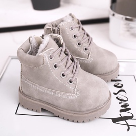 FRROCK Botas aquecedoras infantis Dexter cinza 1