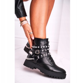 FB2 Botas femininas. Correntes de jatos quentes Black Desire preto 1