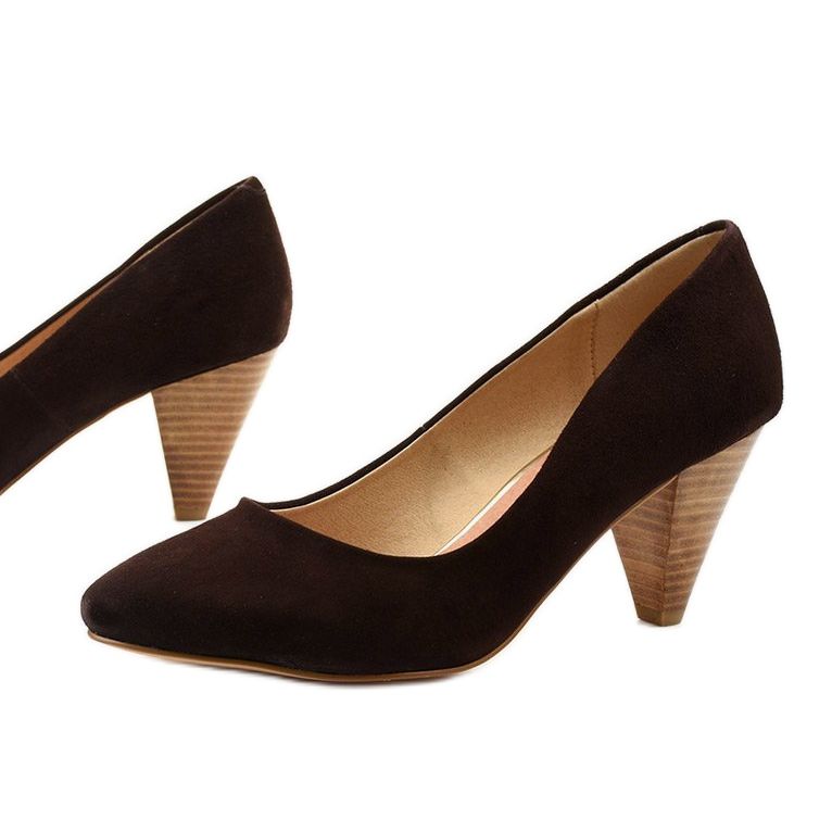 Sapatos de camurça marrom no poste de Rosebery castanho 1
