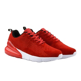 Tênis masculino vermelho esportivo 55109-2 2