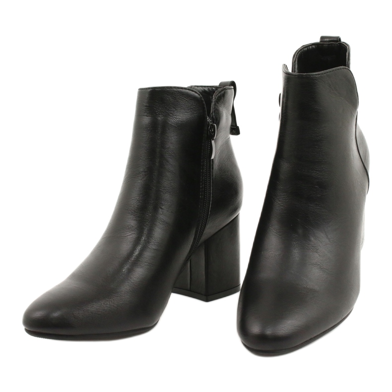 M.Daszyński Botas isoladas Daszyński SA186-1 preto 2