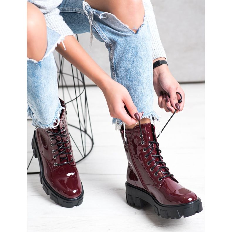 Goodin Trabalhadores Envernizados vermelho 1