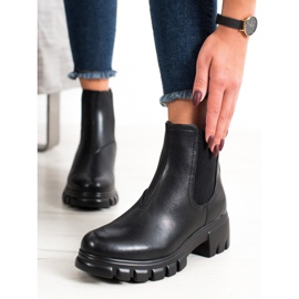 Goodin Chelsea Boots na plataforma preto 1