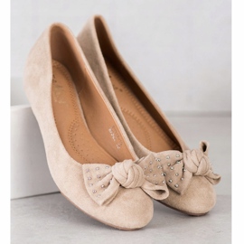 Fama Wedge Ballerina bege 1