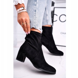 Botas femininas de salto alto Sergio Leone Pretas BT151 preto 1