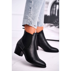 Botas femininas de salto alto Sergio Leone Pretas BT613 preto 1