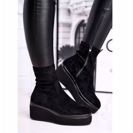 Botas femininas Sergio Leone BT730 pretas preto 2