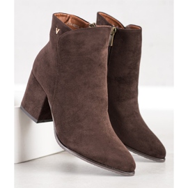 Botas castanhas VINCEZA marrom 2