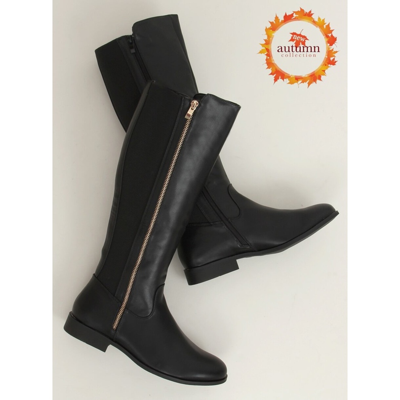 Botas pretas femininas ZW10 preto 1