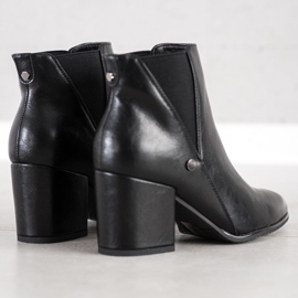 Botas VINCEZA elegantes preto 1