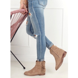 Botas estilo Boho, bege 688-A99 Khaki cáqui 2