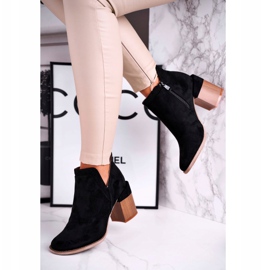 MSMG Botas femininas com corte de salto preto Meliori Dream 2