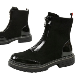 Botas pretas com isolamento da Youngbend preto 1
