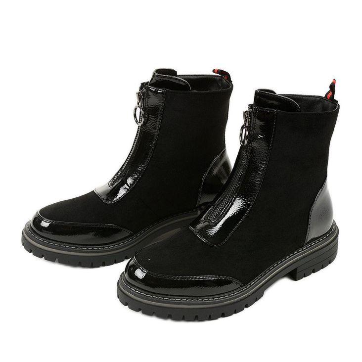 Botas pretas com isolamento da Youngbend preto 2
