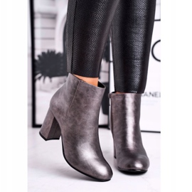 FW1 Botas de salto femininas cinza arma 2