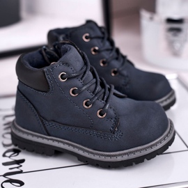 Apawwa Botas de caminhada infantil meninos Moa azul marinho azul-marinho 1