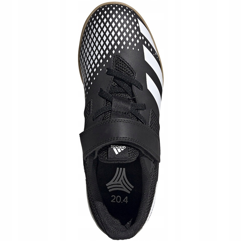 Chuteiras Adidas Predator 20.4 H&amp;L In Sala Jr FW9226 preto preto 1