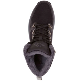 Sapatos masculinos Kappa Sigbo preto e cinza 242890 1116 1