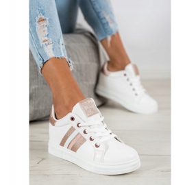 SHELOVET Calçados esportivos em cunha branco 1