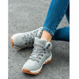 Ax Boxing Sapatos de trekking confortáveis cinza 2