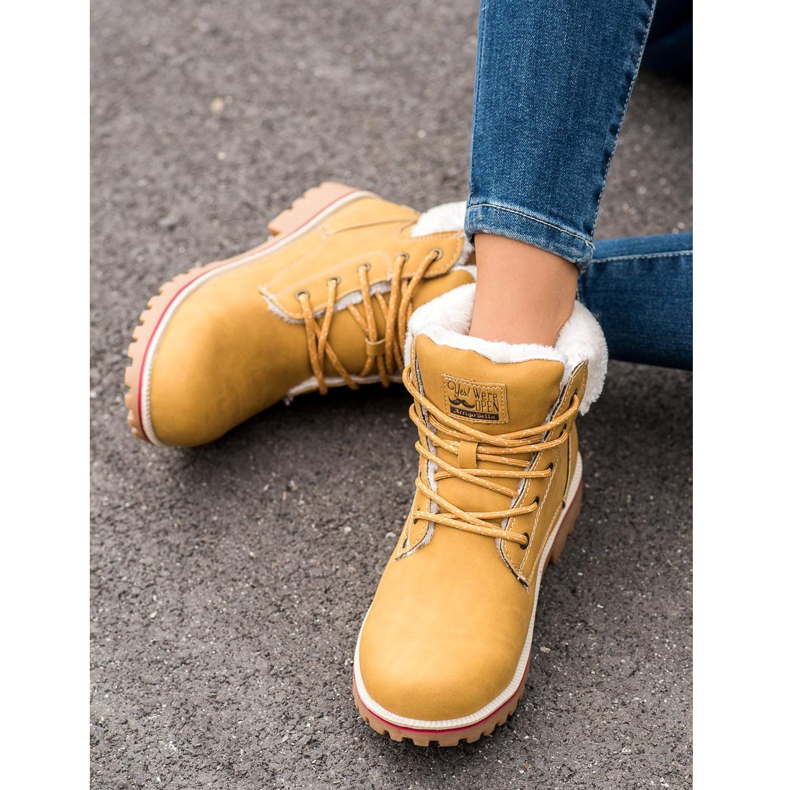 Arrigo Bello Calçado para trekking quente amarelo 2