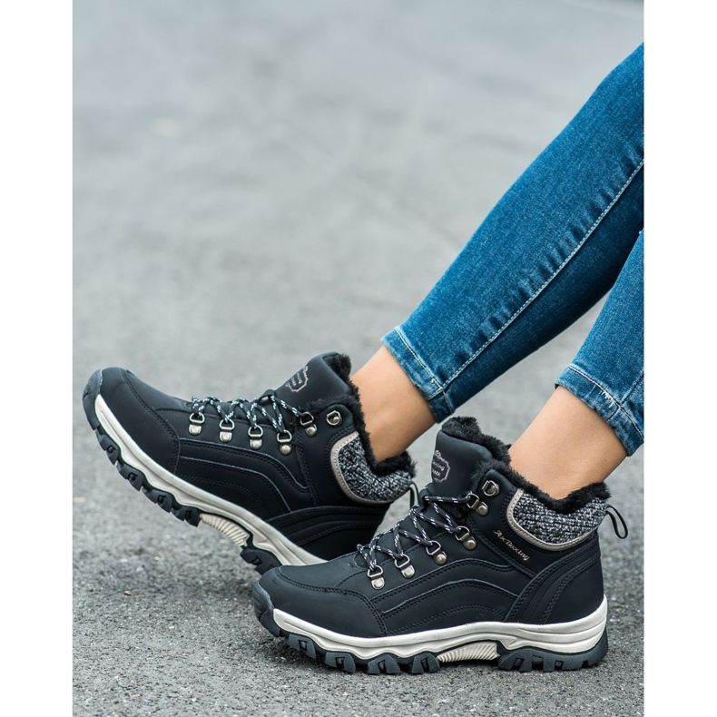 Ax Boxing Sapatos de trekking confortáveis preto 1