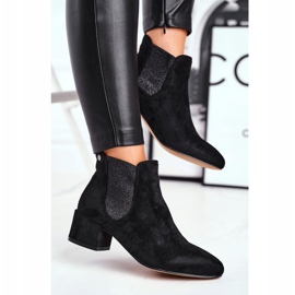 Botas femininas pretas Tersavolle de salto baixo preto 1