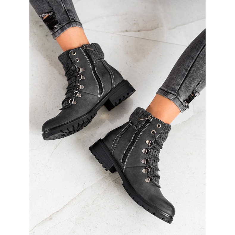 Filippo Trappers elegantes preto 1