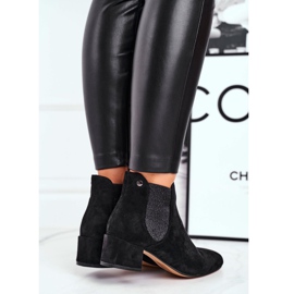 Botas femininas pretas Tersavolle de salto baixo preto 2