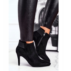 Botas femininas com salto alto preto 2
