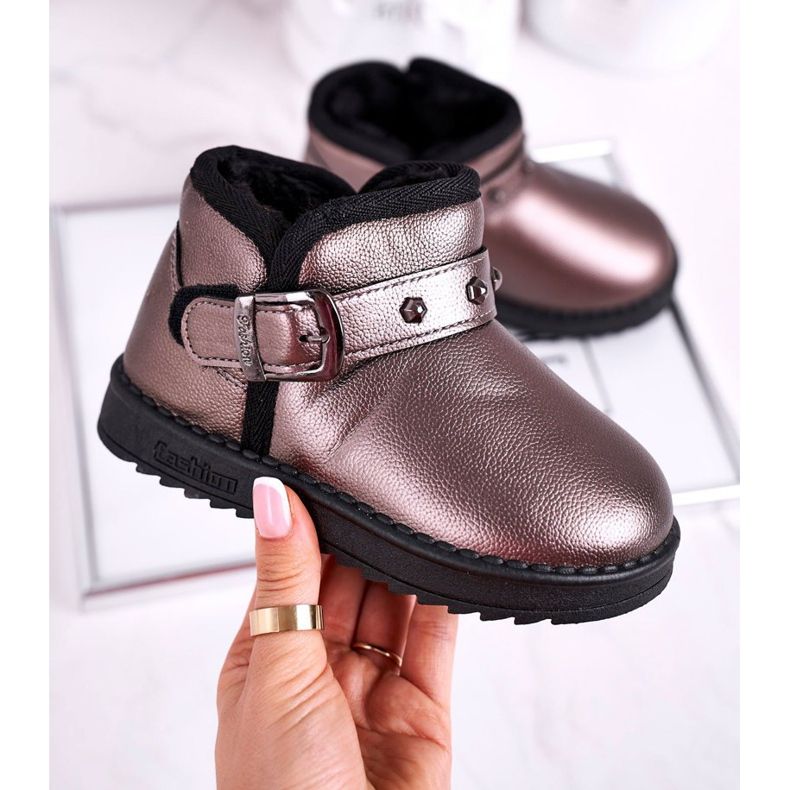 Apawwa Botas de neve infantis quentes Jinnie cinza multicolorido 1 Apawwa Botas de neve infantis quentes Jinnie cinza multicolorido 1